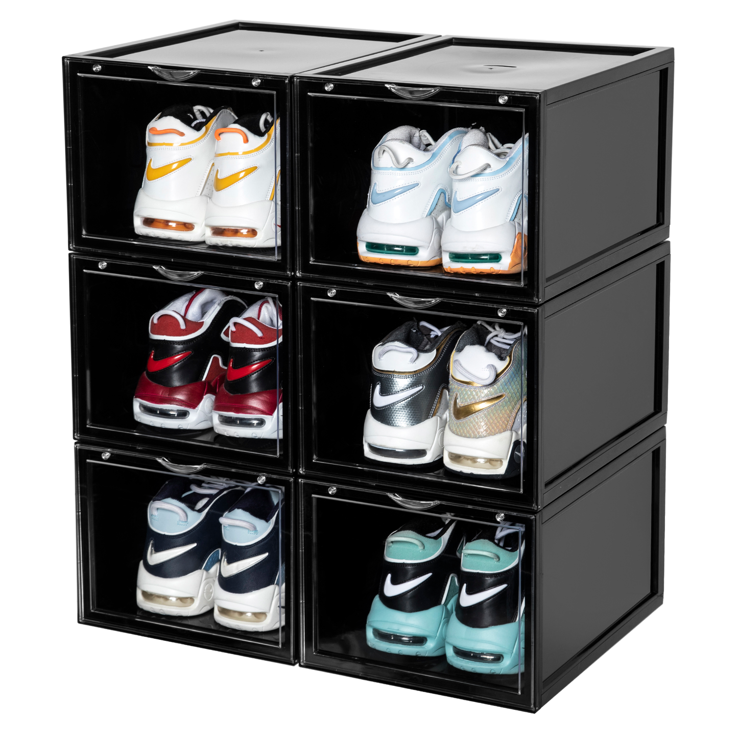 Open front shoe storage boxes sale